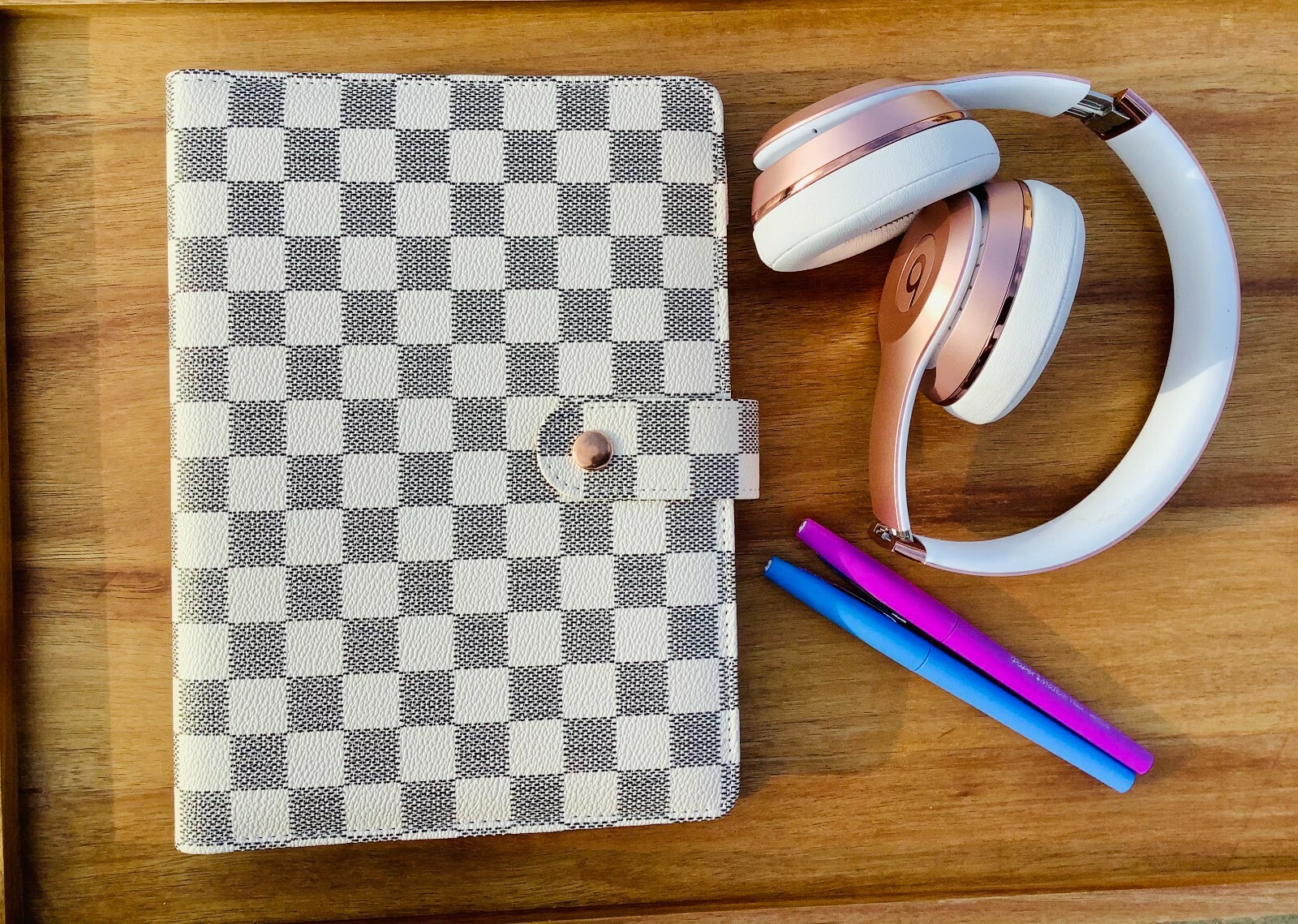 💘 Luxury Checkered/Quilted A5 A6 Agenda Binder Planner Journal Notepad Gift