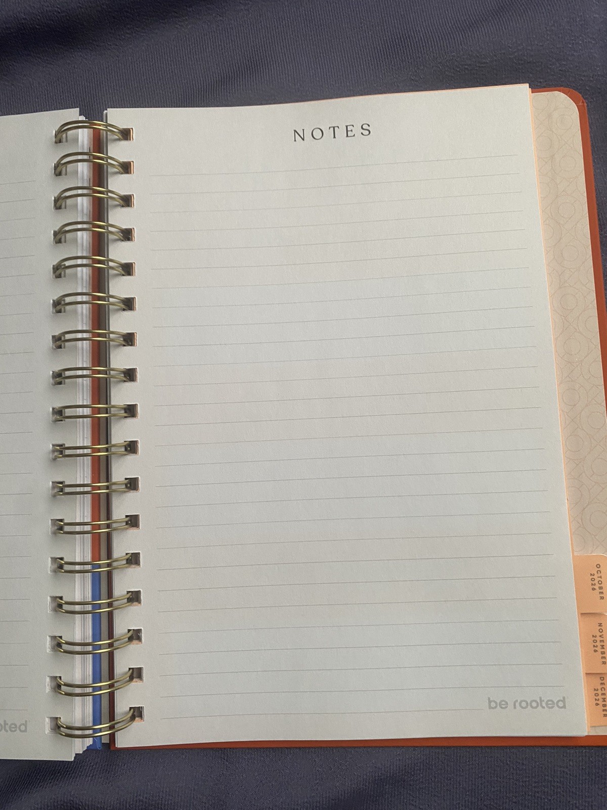 Be Rooted Yearly Planner 2026 7″x9″ 3 Girls Burnt Orange