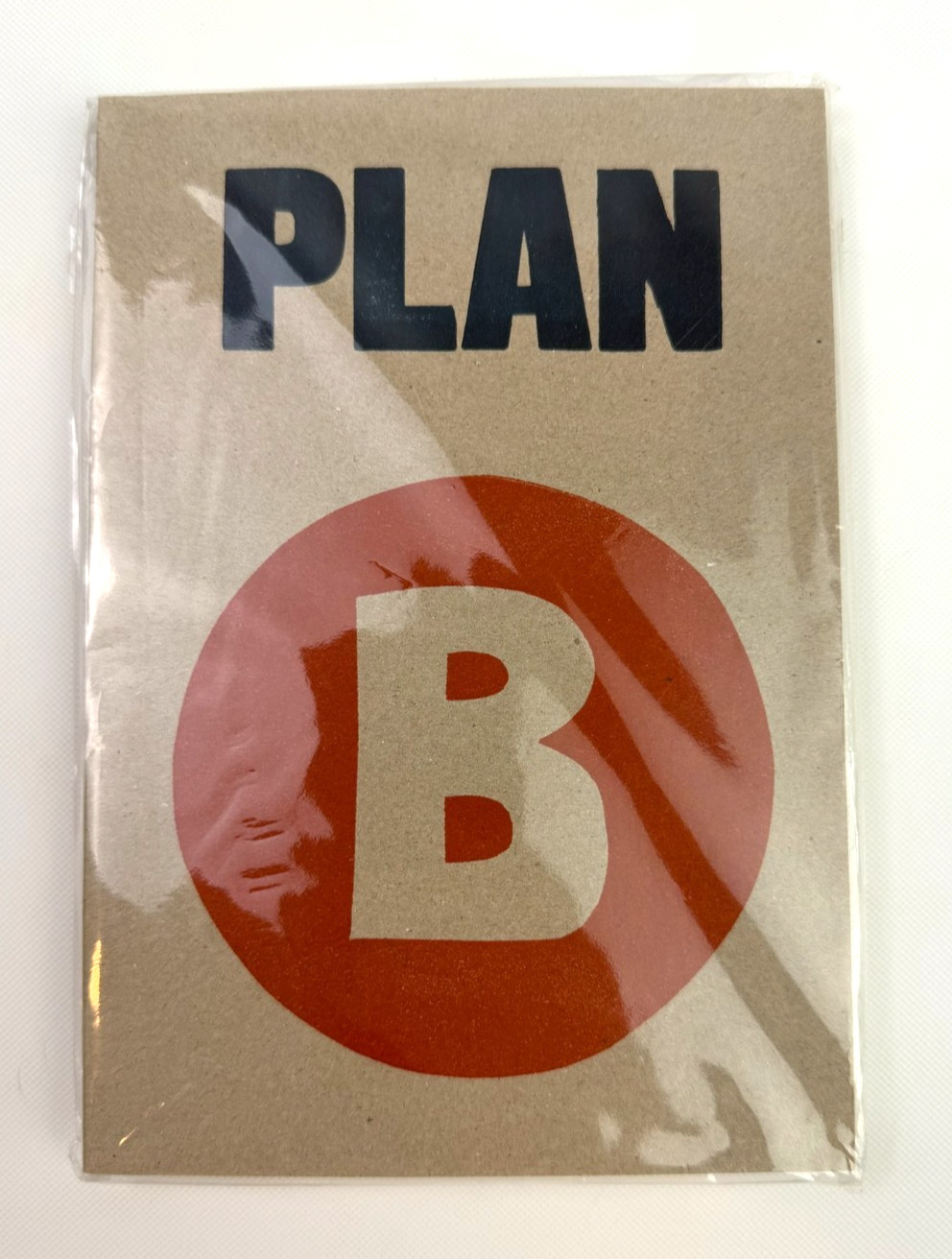 Plan B Letterpress Notebook Hand Printed in England 144 Lined Pages Munken Paper