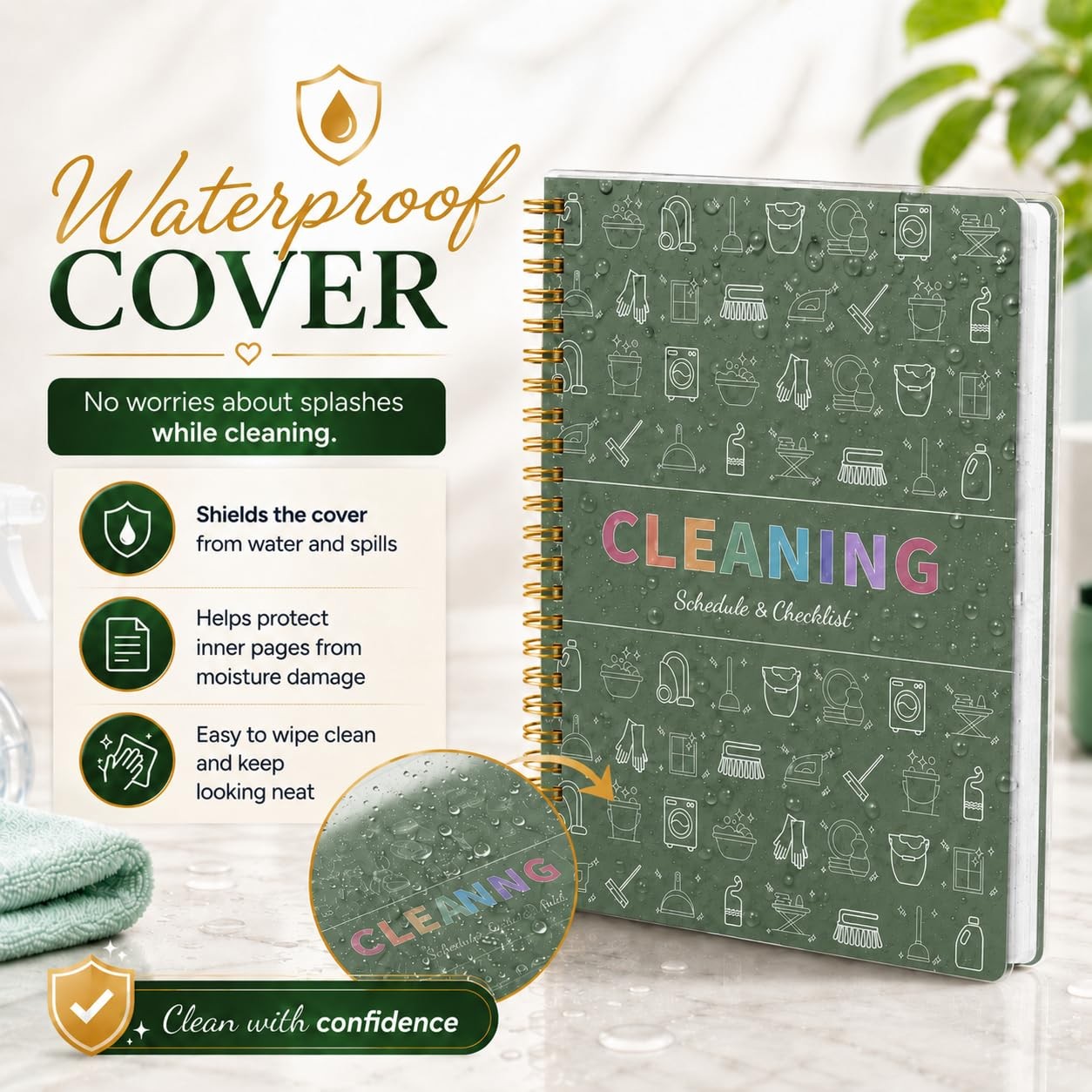 60-week Adhd Cleaning Planner For Adults & Teens – Stress-free Cleaning Schedule
