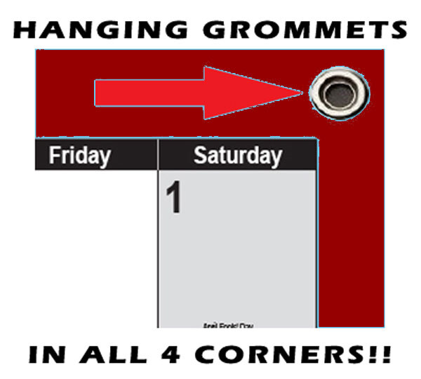 48×72 SwiftGlimpse 2024 Erasable Wall Calendar Planner, Huge Planning – Maroon