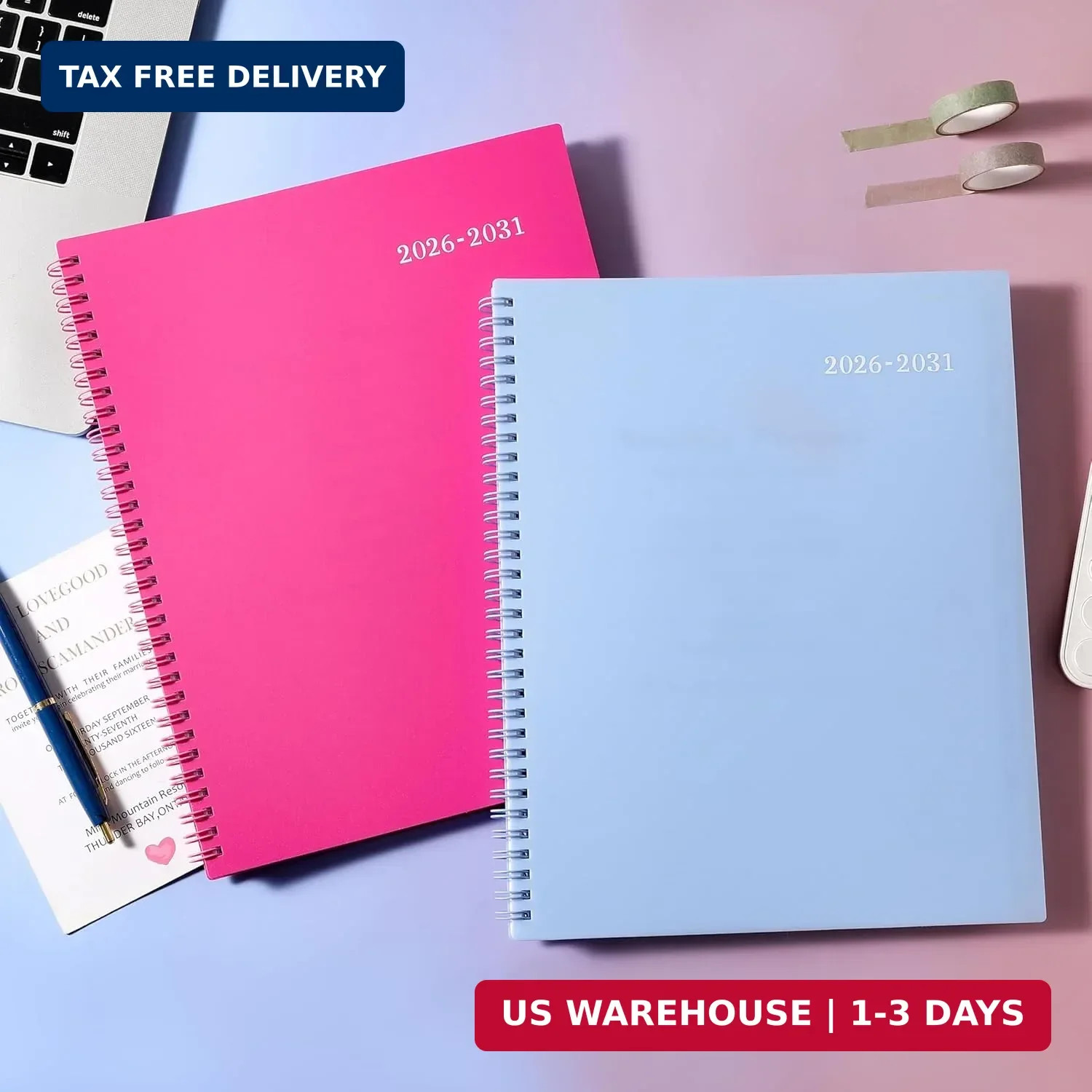 2026-2031 Monthly Planner/Calendar – 5 Year Planner, Jul. 2026 – Jun. 2031, 9″ x