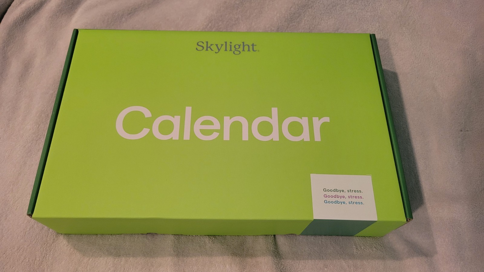 Skylight Calendar: 15-inch Wall Planner Digital Calendar Silver New, Sealed