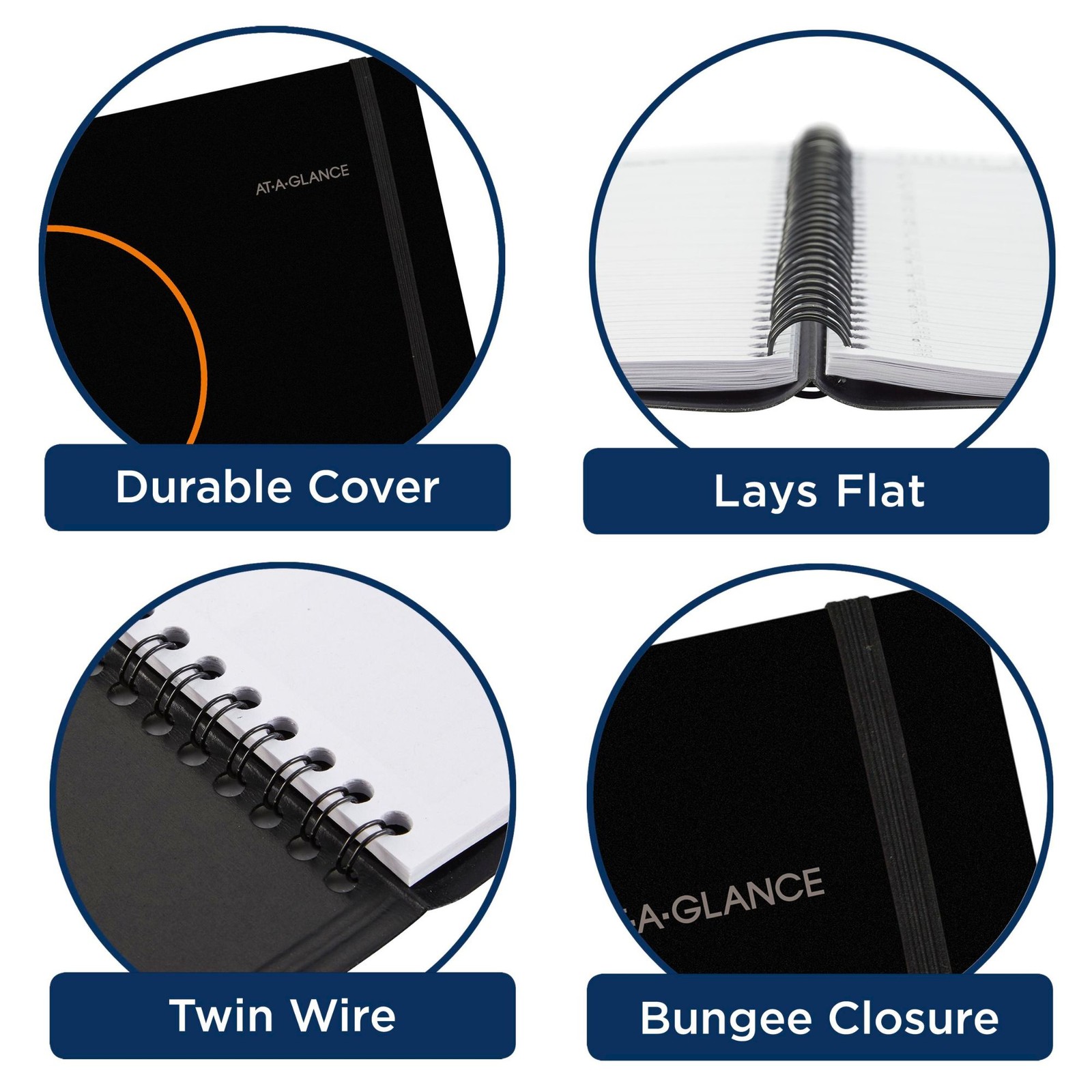At-A-Glance Plan. Write. Remember. Notebook: 8-1/2 in. x 11 in. (Black) *Overvie