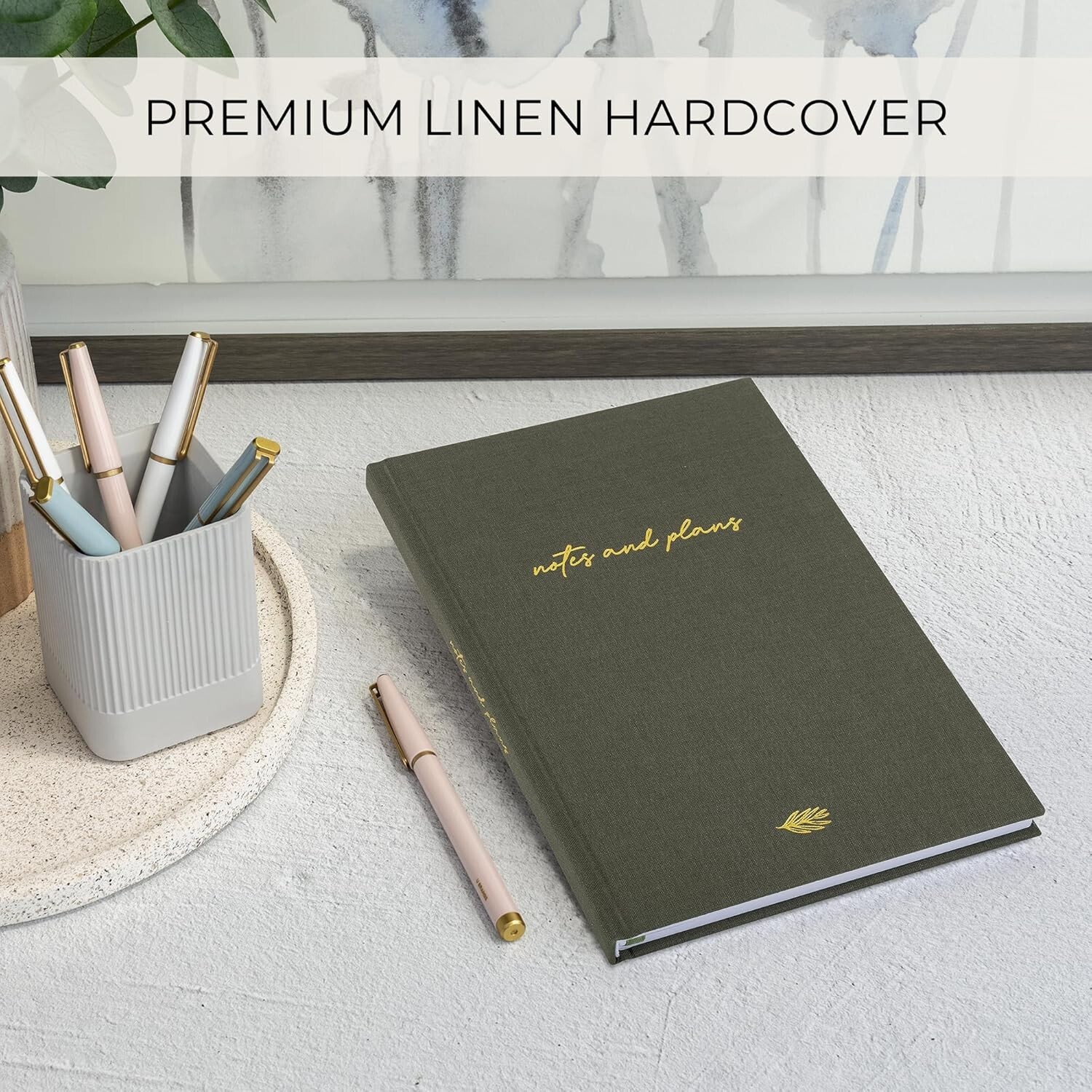 Aesthetic Daily Planner And Notebook With Hourly Schedule 9.25″L x 6.5″W