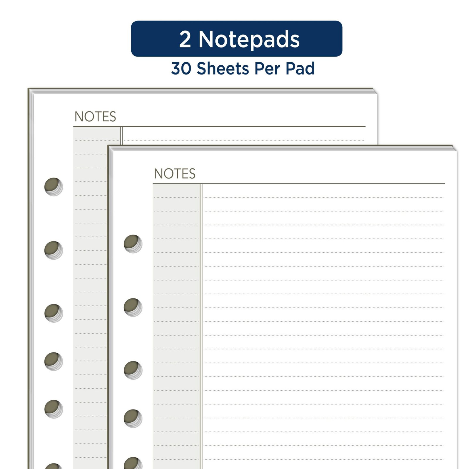At-A-Glance Notepad Planner Refills [Ruled]: 5-1/2 in. x 8-1/2 in. (White) *32 s