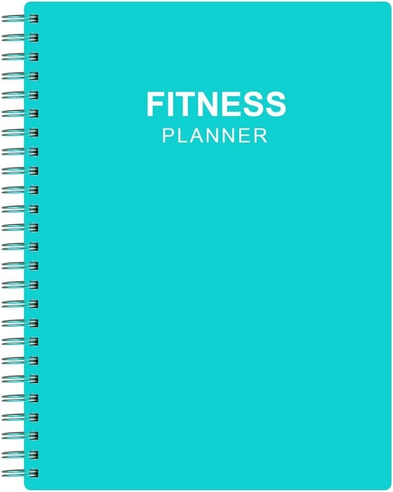 Portable A5 Fitness Journal – 136 Pages for Effective Weight Loss & Gym Tracking