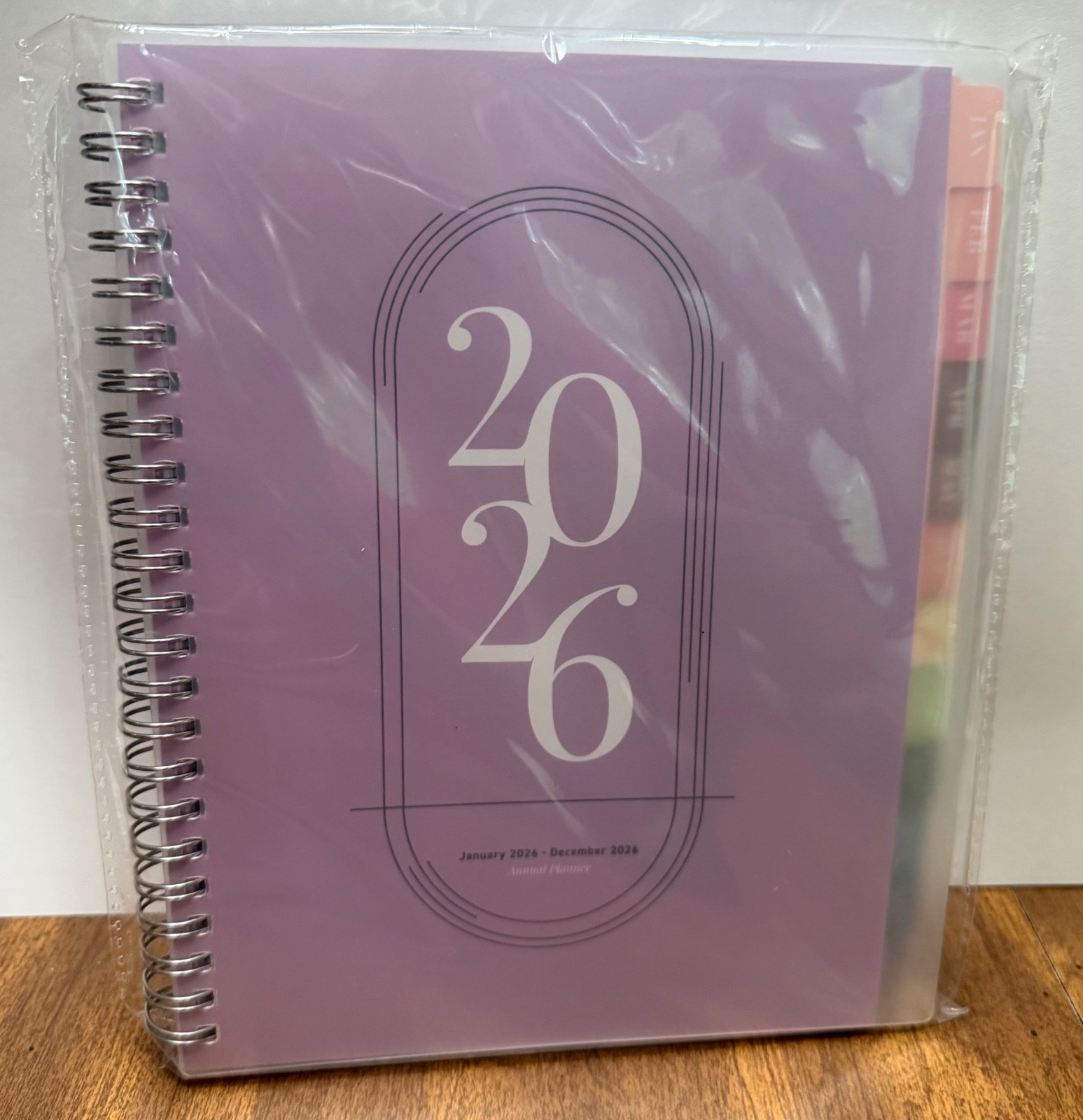 Rileys 2026 Weekly Monthly Planner Lilac Spiral Agenda Calendar NEW Sealed