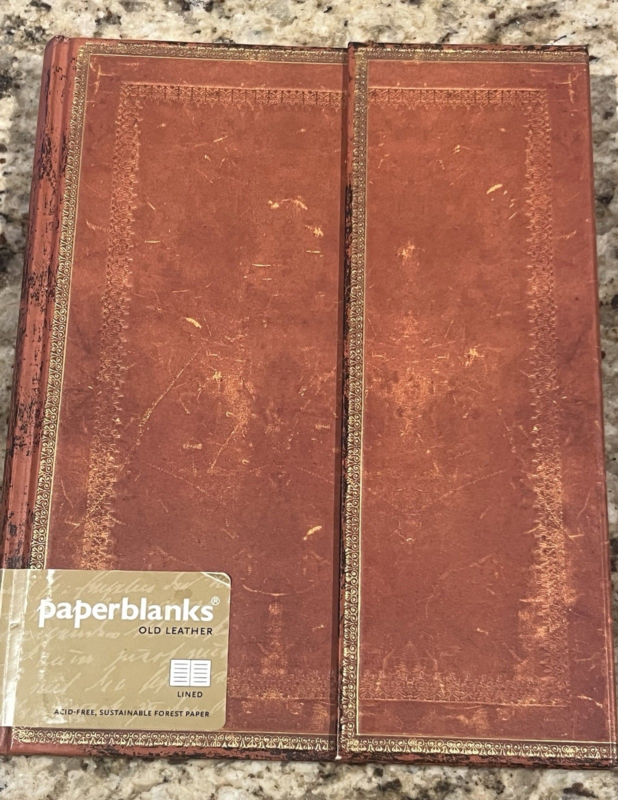 Rare Paperblanks Hand‑Tooled Old Leather Lined Journal | 144 Pages, Hardcover