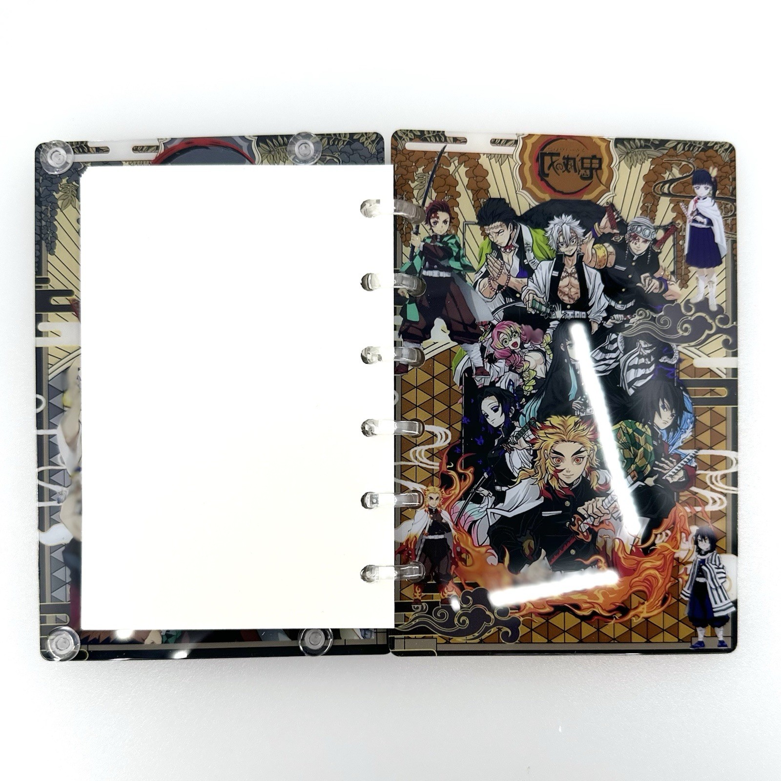 New Demon Slayer Acrylic Shaker Mini Notebook (A7 size- Small)