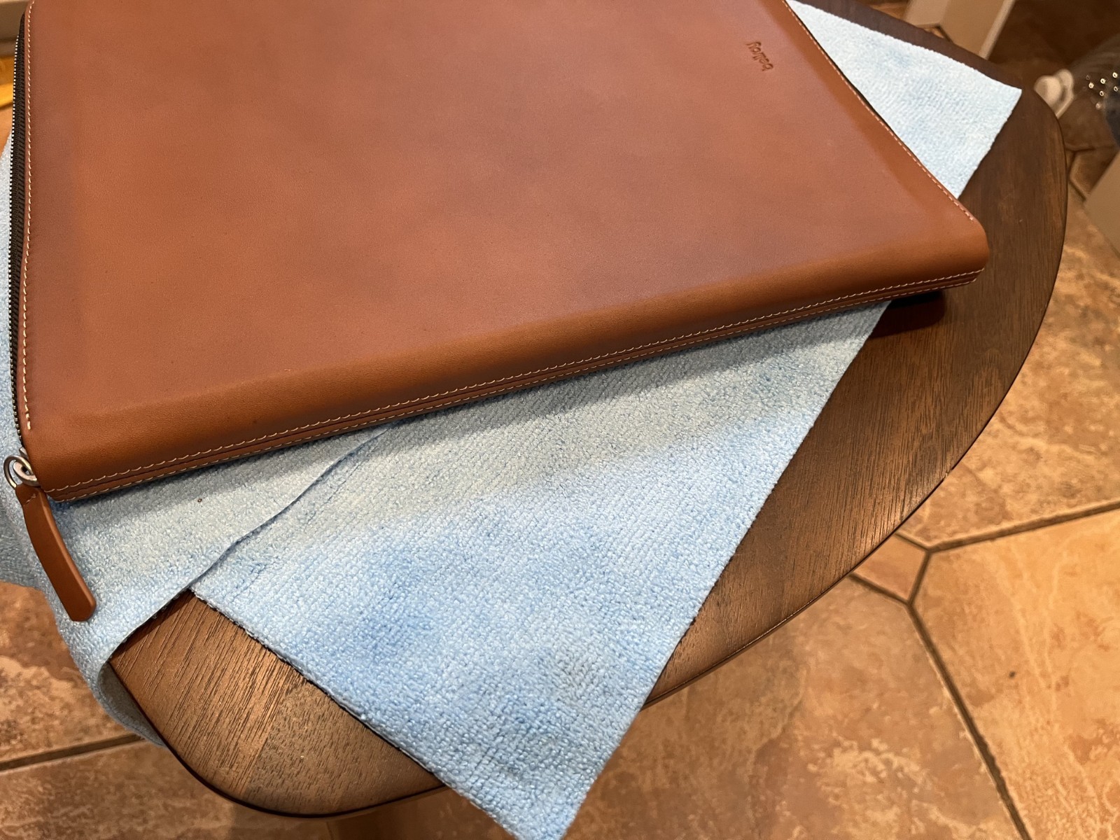 Bellroy A4 Work Folio premium Caramel leather (EWFB-Caramel) – Near Mint