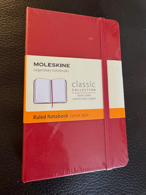 NEW Moleskine RULED Notebook HARD RED COVER POCKET SIZE 930000 SEALED