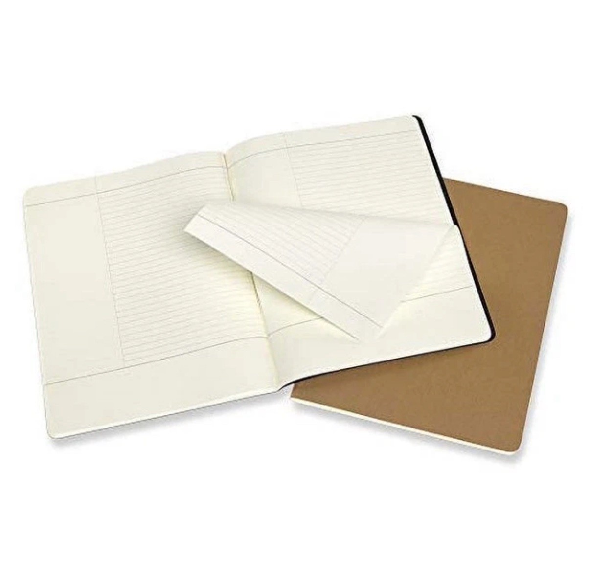 Moleskine Subject Cahier Journal, XL, Black/Kraft Brown (7.5 X 9.75) (Other)