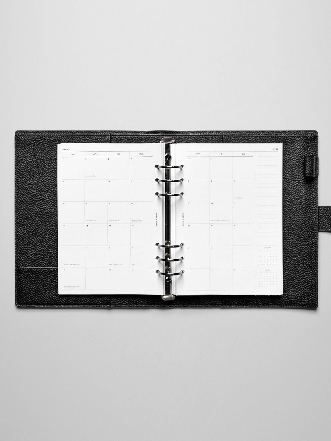 2026 Monthly Planner Inserts | Personal Size 3.75 x 6.75 Inches | Minimalist …