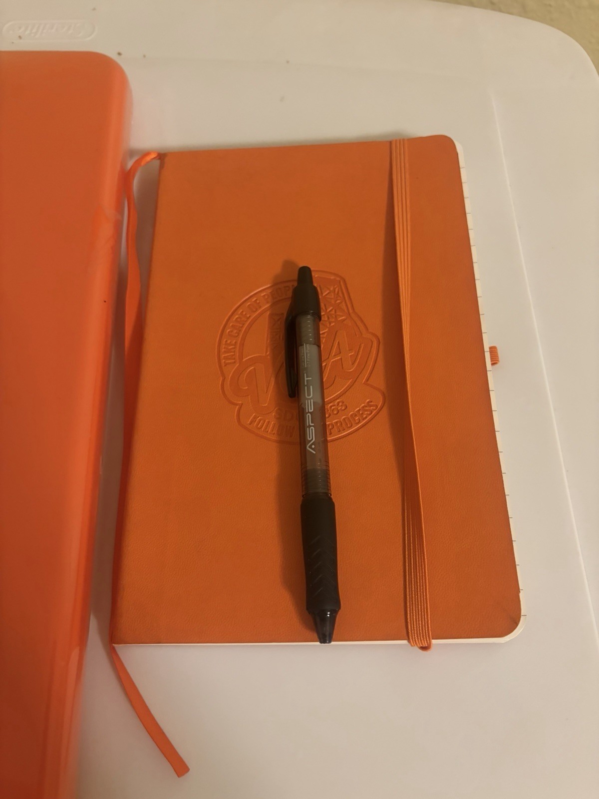 Home Depot Orange Clipboard + VOA Notebook New Clipboard Sealed Blank Planner
