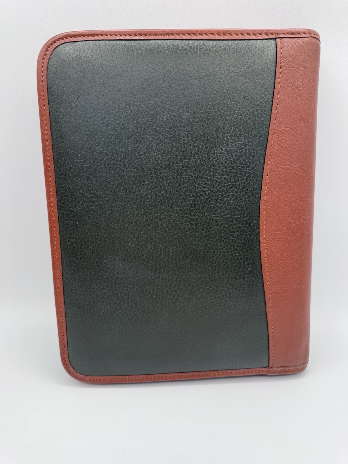 Vintage Day-Timer 2 Tone Zip Around Planner Organizer 7 Ring Binder Inserts 90’s