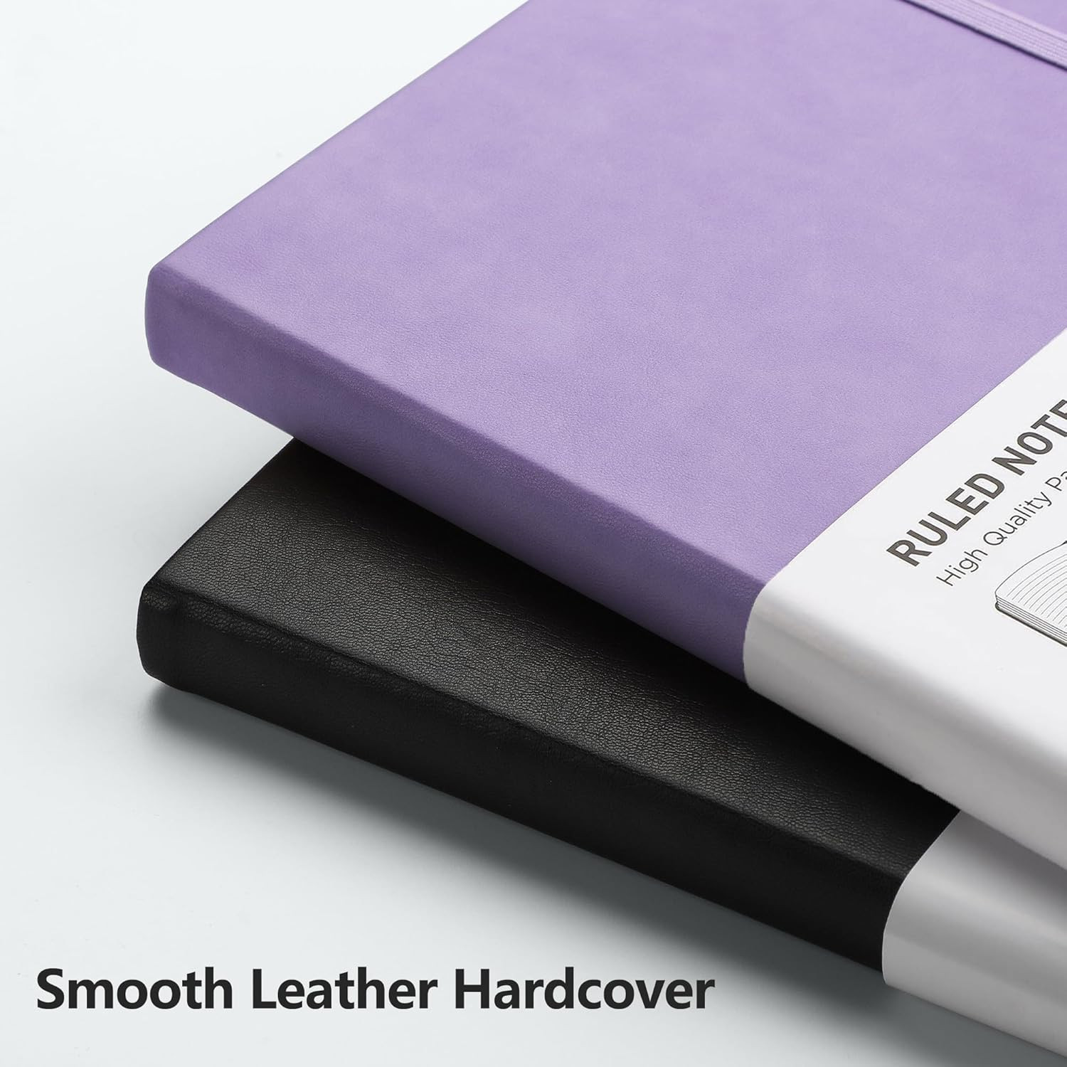 Lined Journal Notebook, 2-Pack, 192 Numbered Pages per Pack, A5 Medium Size (5.7