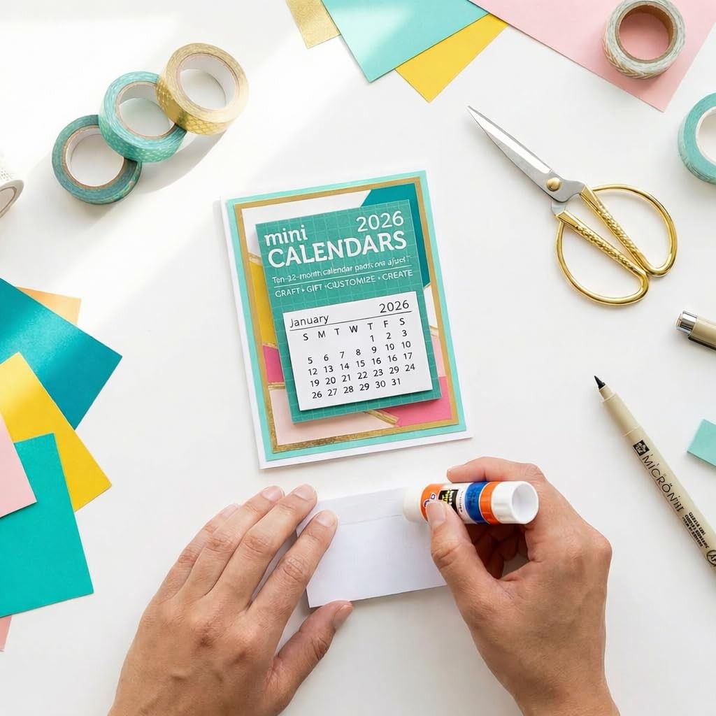 Paper Accents Mini Tear Off Calendar Pads 2026, 3 x 2 3″W x 2″H,