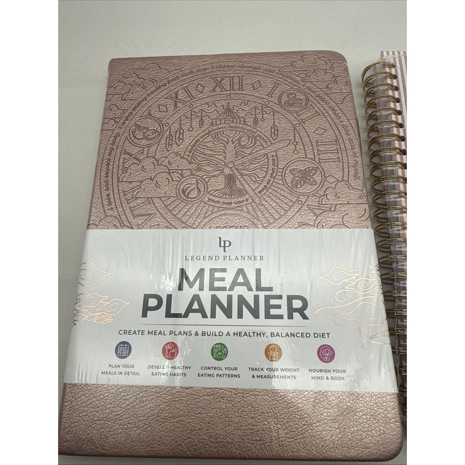 Meal Planner Notebook Food Journal Daily Meal Prep Journal & Christmas Notebook