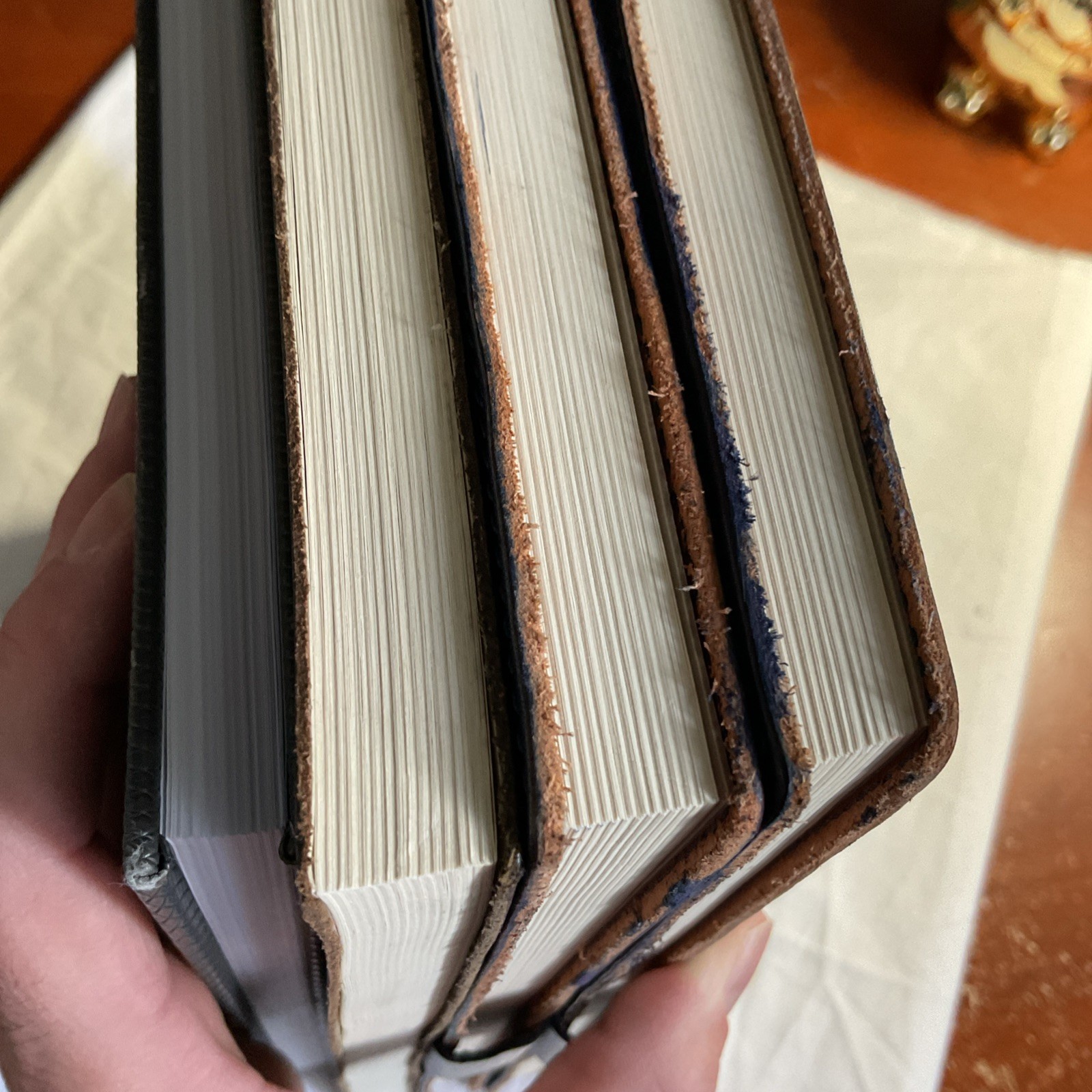 Leather Journal Notebooks Lined Lot of 4 PRATESI FLORENCE TEMPO ECCOLO ITALY NOS