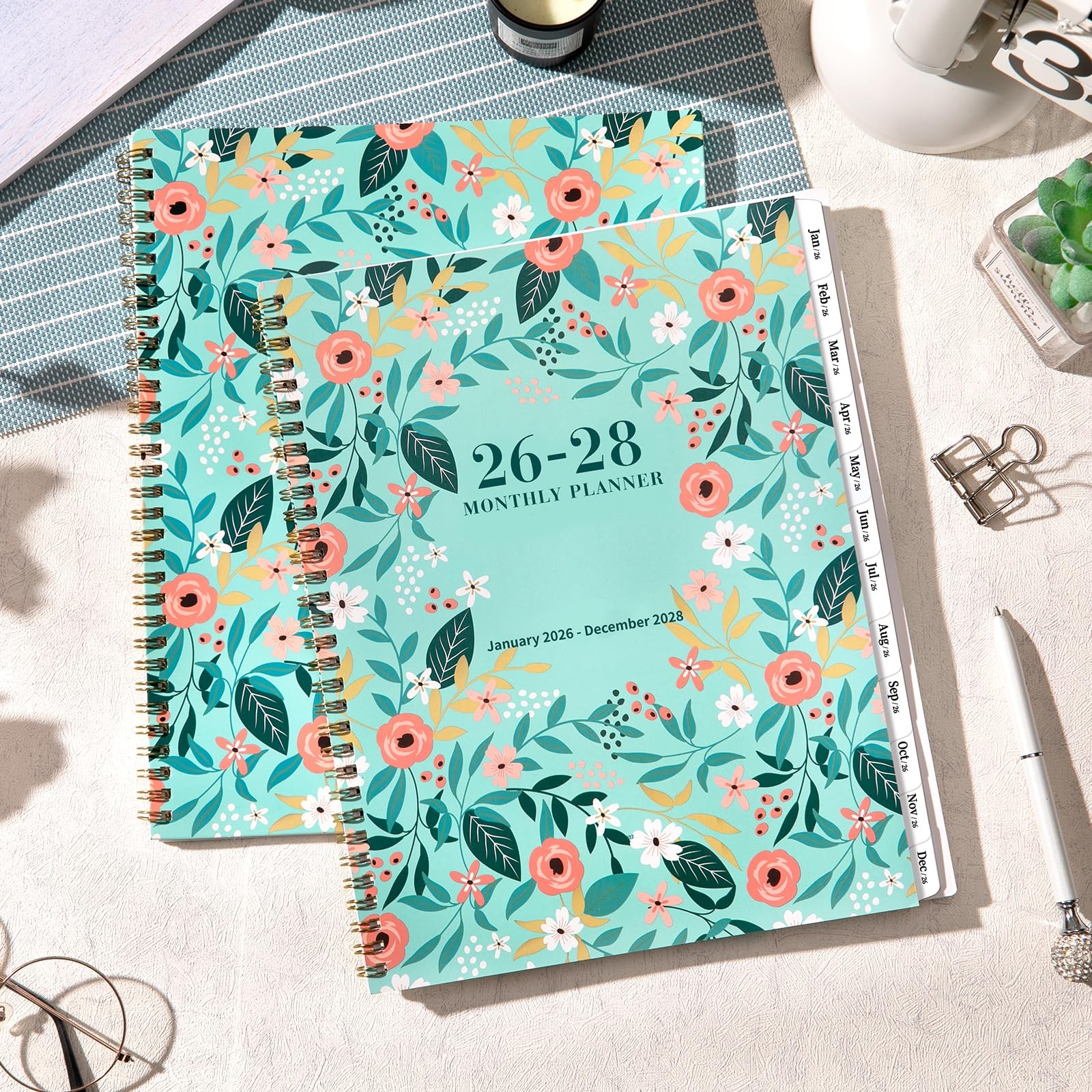 2026-2028 Monthly Planner/Calendar – JAN. 2026 – DEC. 2028, 9″ × 11″, 3 Year …
