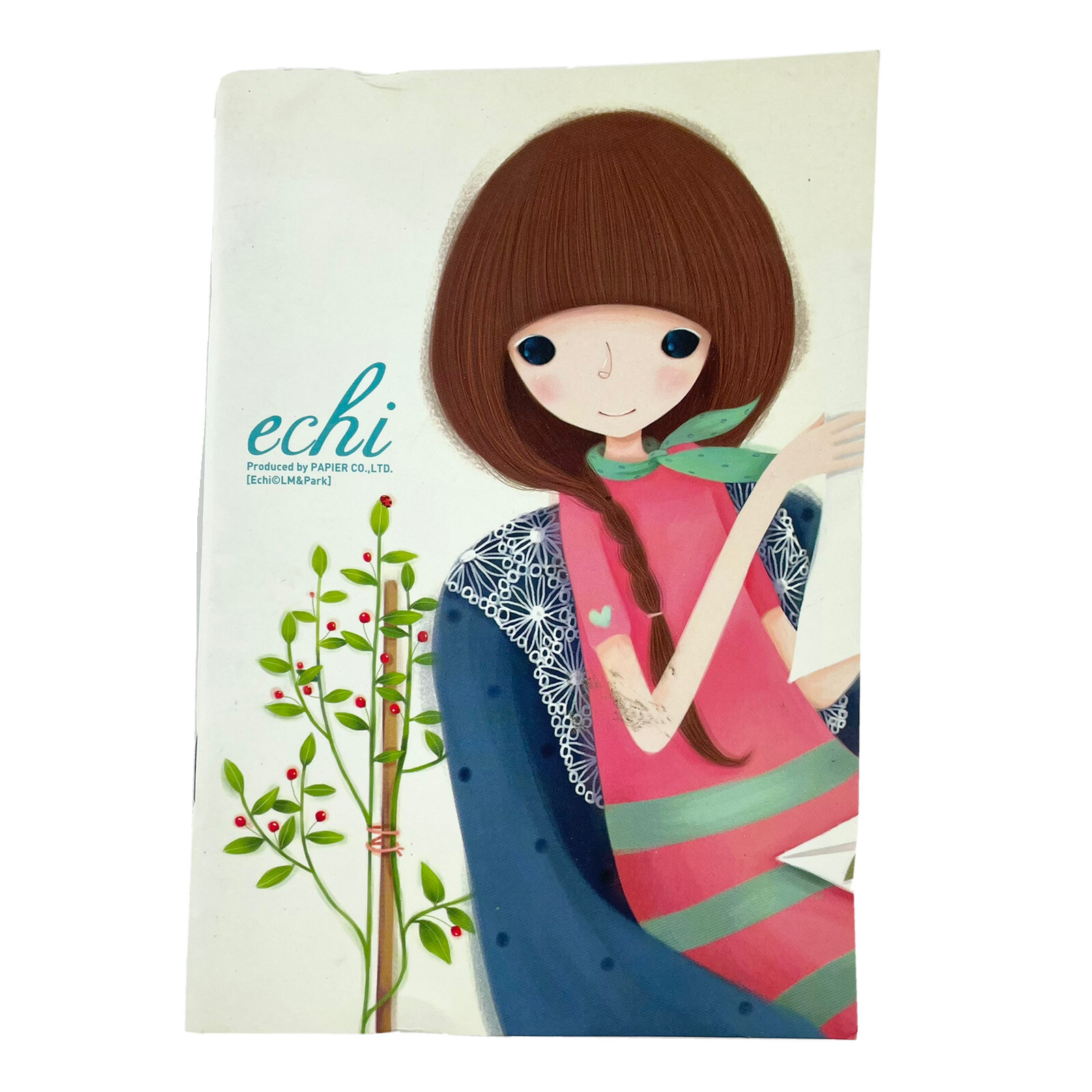 Papier Co. Echi Girl Lined Notebooks Set of 2 Lined Journals 5 x 7.25 in.