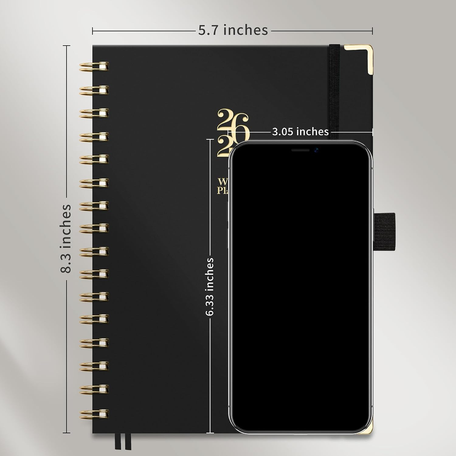 Academic Planner 2026-2027, Weekly and Monthly, A5 Size (5.7″ X 8.3″), July 2026