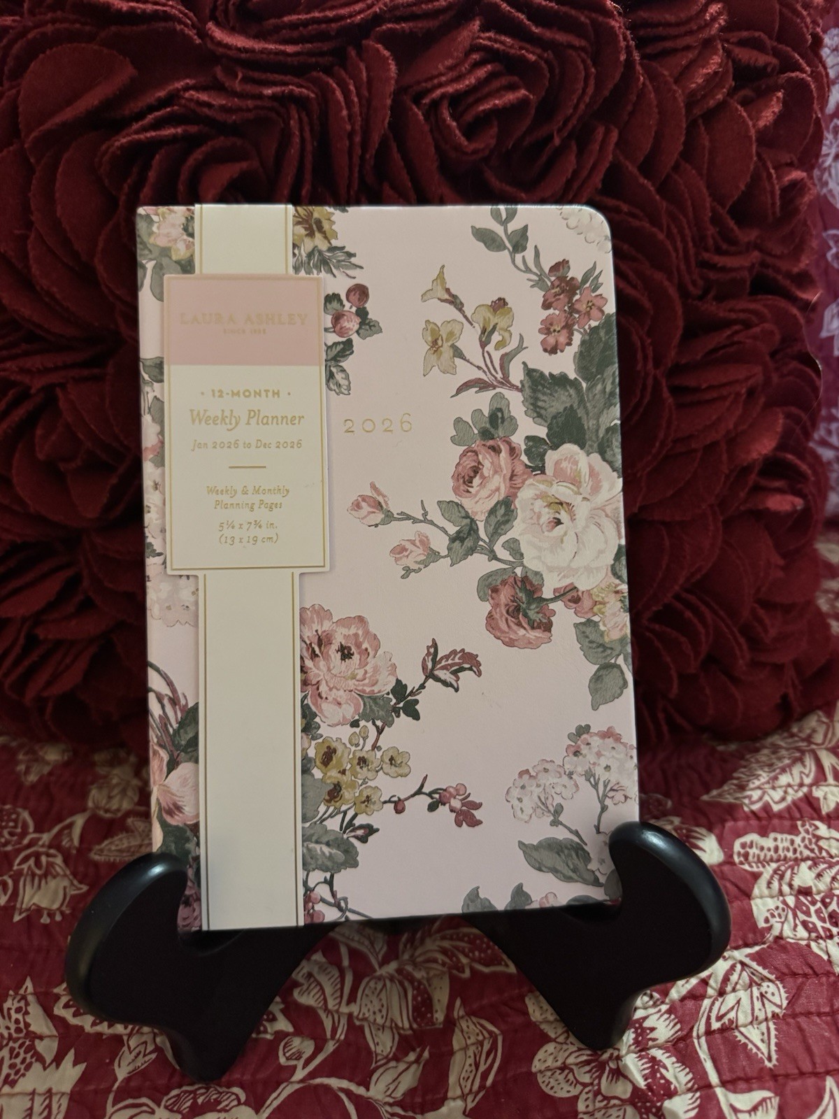 Laura Ashley 2026 Planner – Weekly and Monthly – 6X8, Multi Fern