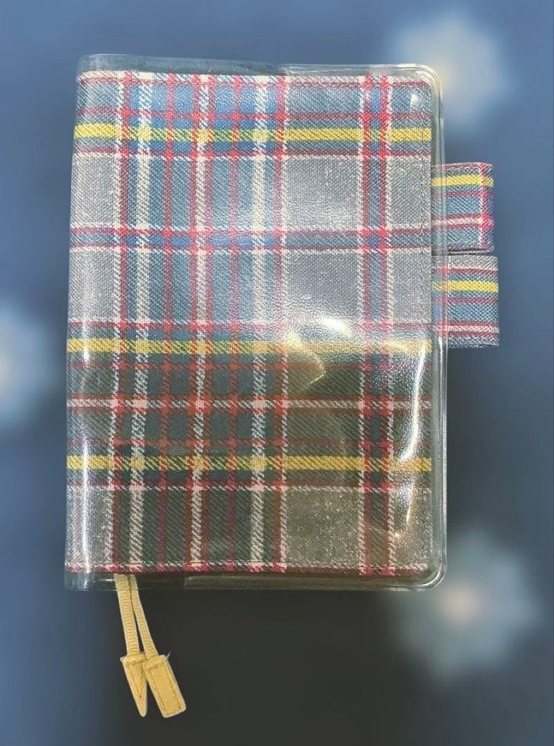 Hobonichi Techo Original A6 Cover Tartan Check Fabric 2014 Japan Used