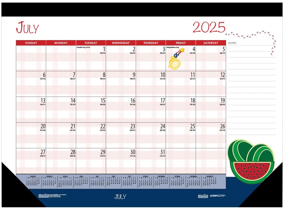 2025-2026 House of Doolittle Seasonal/Holiday 22″ x 17″ Academic Multicolored