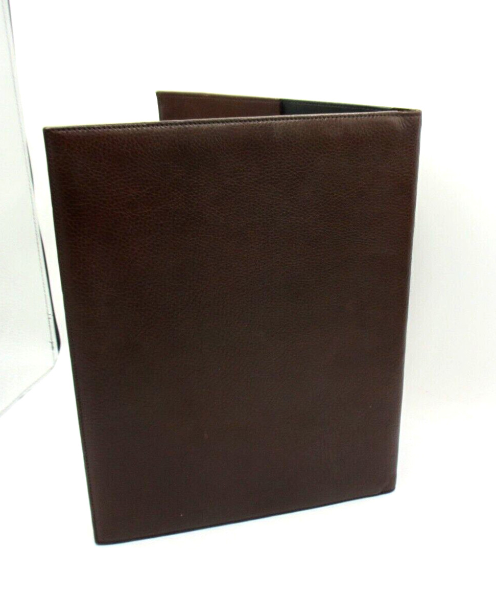 Portfolio Leather Holds 8×10 Pad NEW BROWN