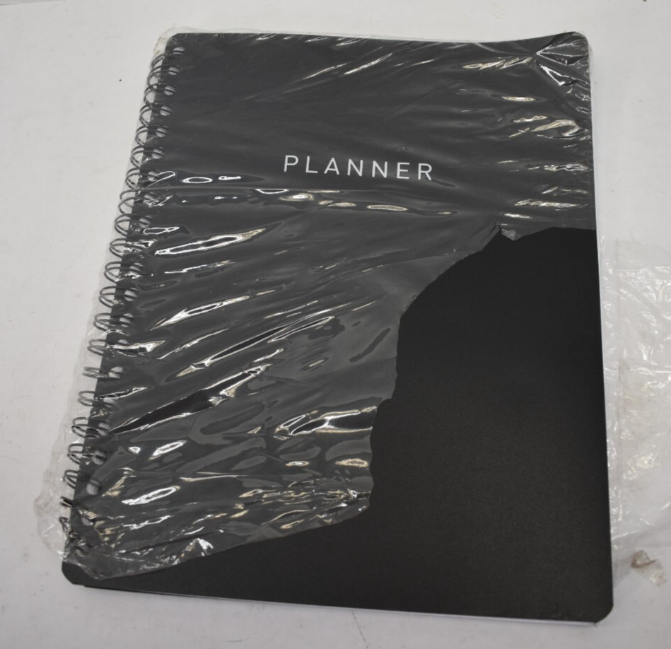 Mintra Office undated Weekly/Monthly Planner Letter Size Black 8.5″ x 11″