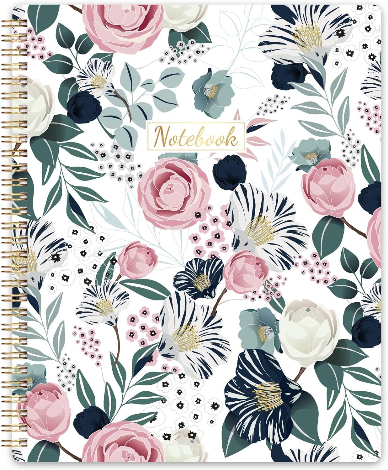 Spiral Notebook – Notebooks Spiral Bound 8.5″ * 11″ Journal Notebook 110 Pages