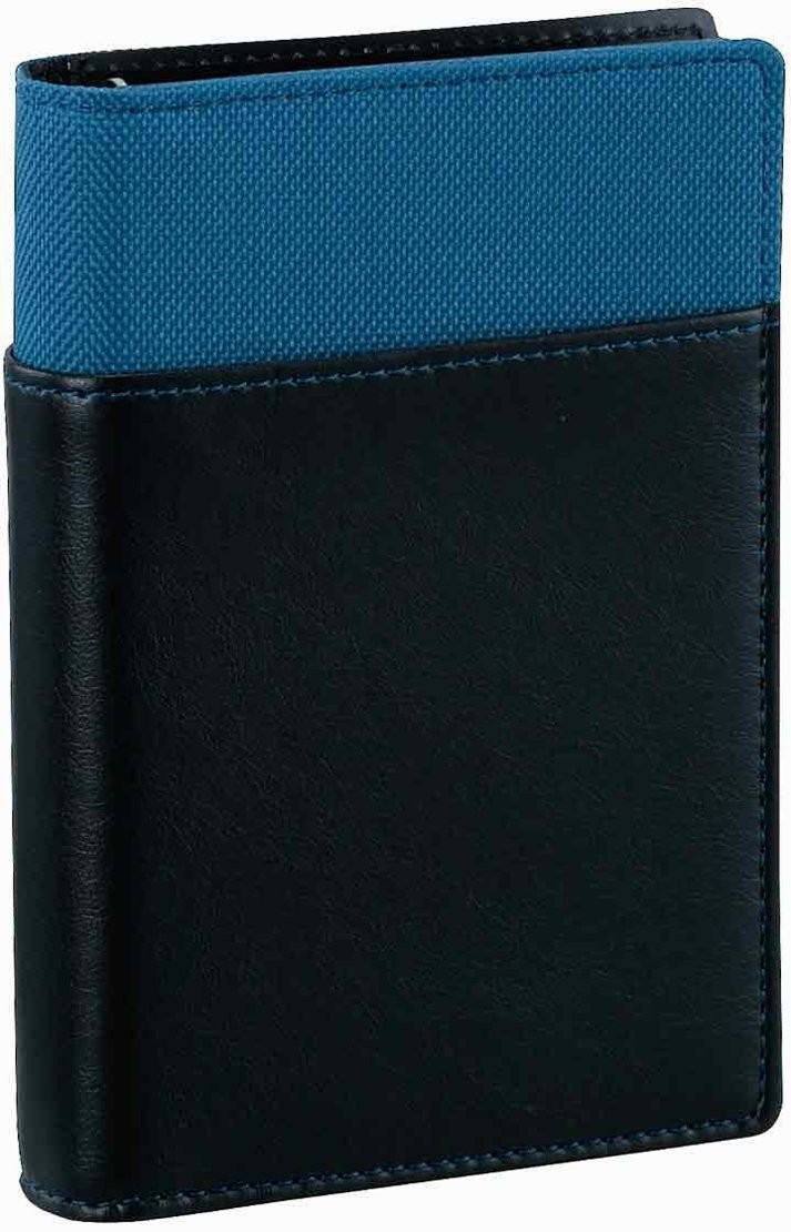 Raymay Fujii Refillable File, Pocket Size, Synthetic Leather, Blue, WPF801A