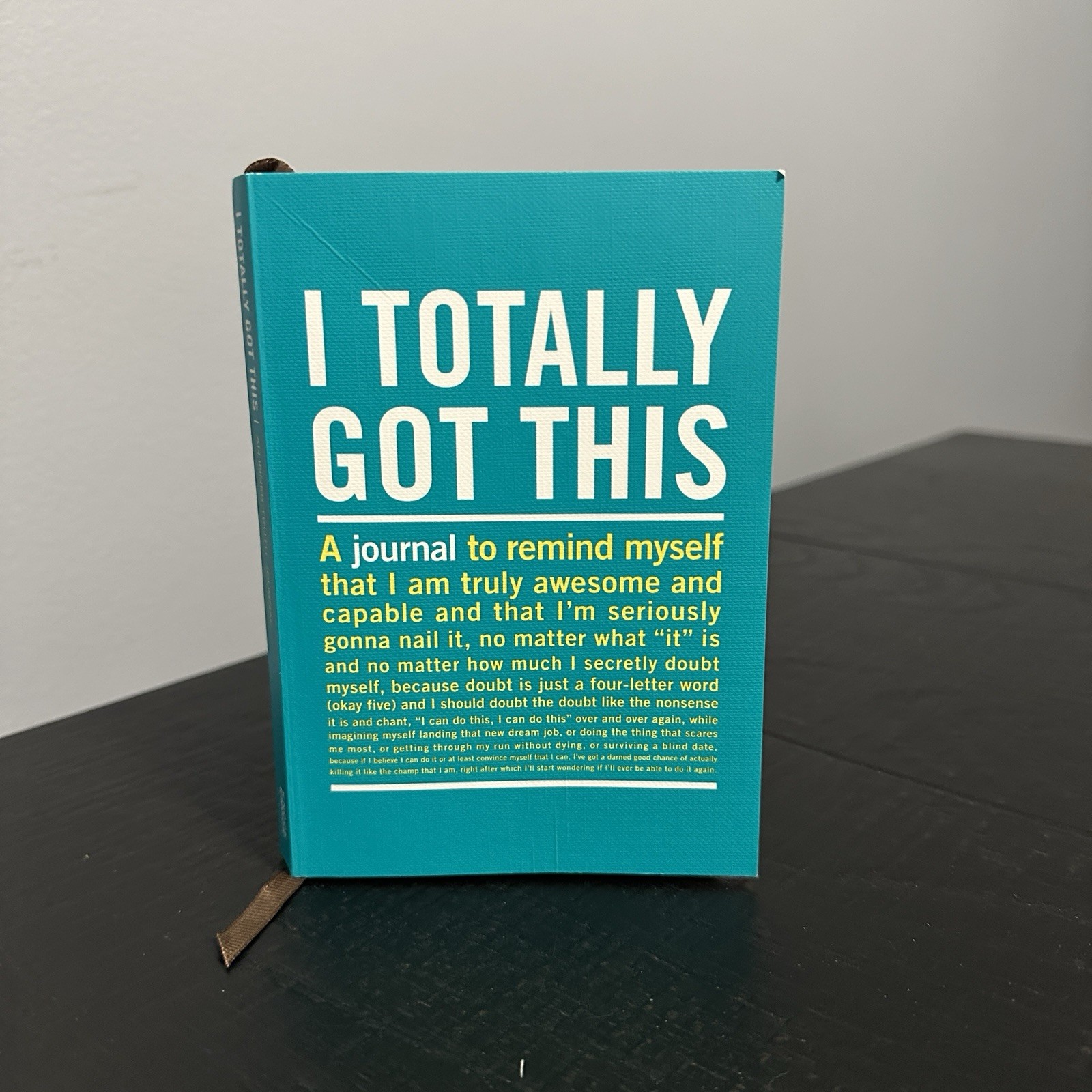 Knock Knock I Totally Got This: Inner-Truth Journal Hardcover Teal