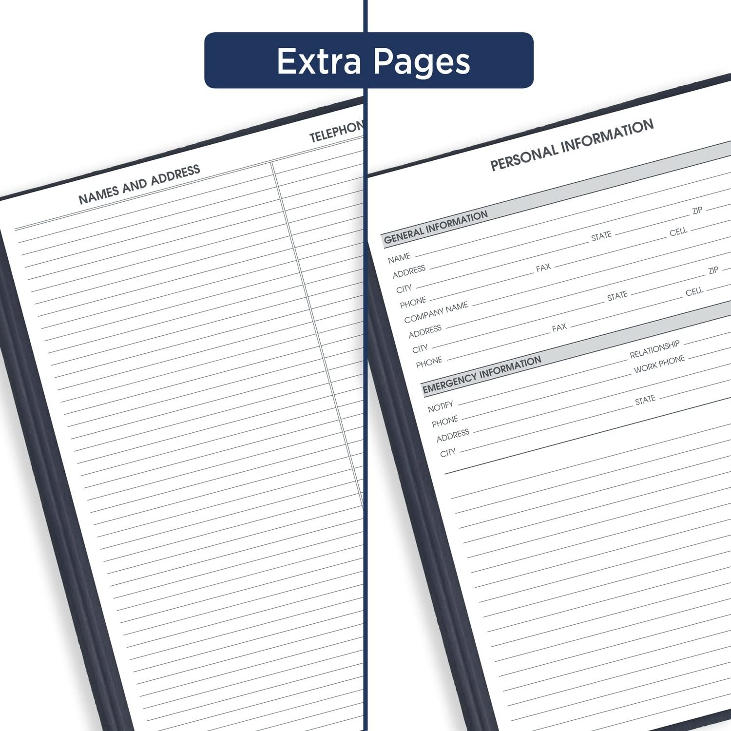 2024 Weekly Planner, Quarter-Hourly Appointment Book, 8-1/4″ x 11″, Large, Na…