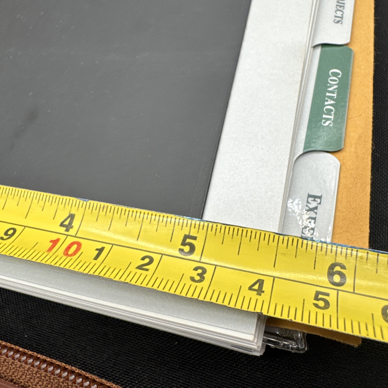 Vintage Day-Timer 2 Tone Zip Around Planner Organizer 7 Ring Binder Inserts 90’s