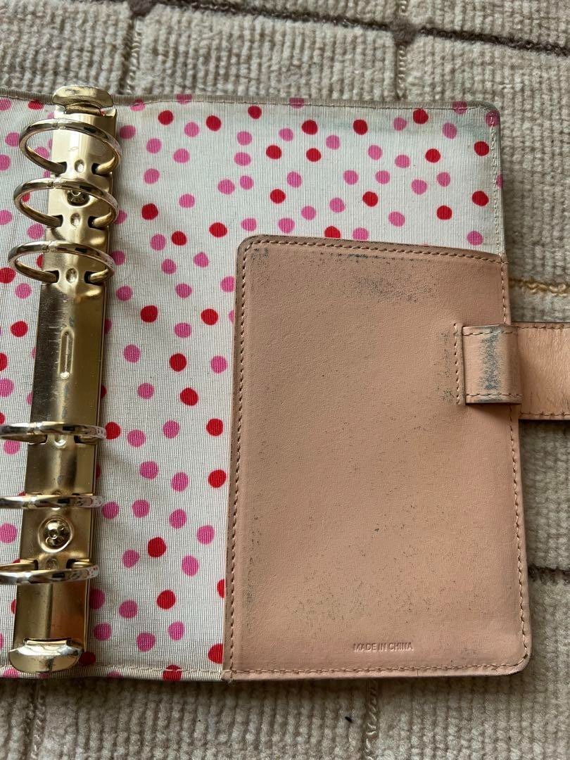 Kate Spade 6-hole black notebook