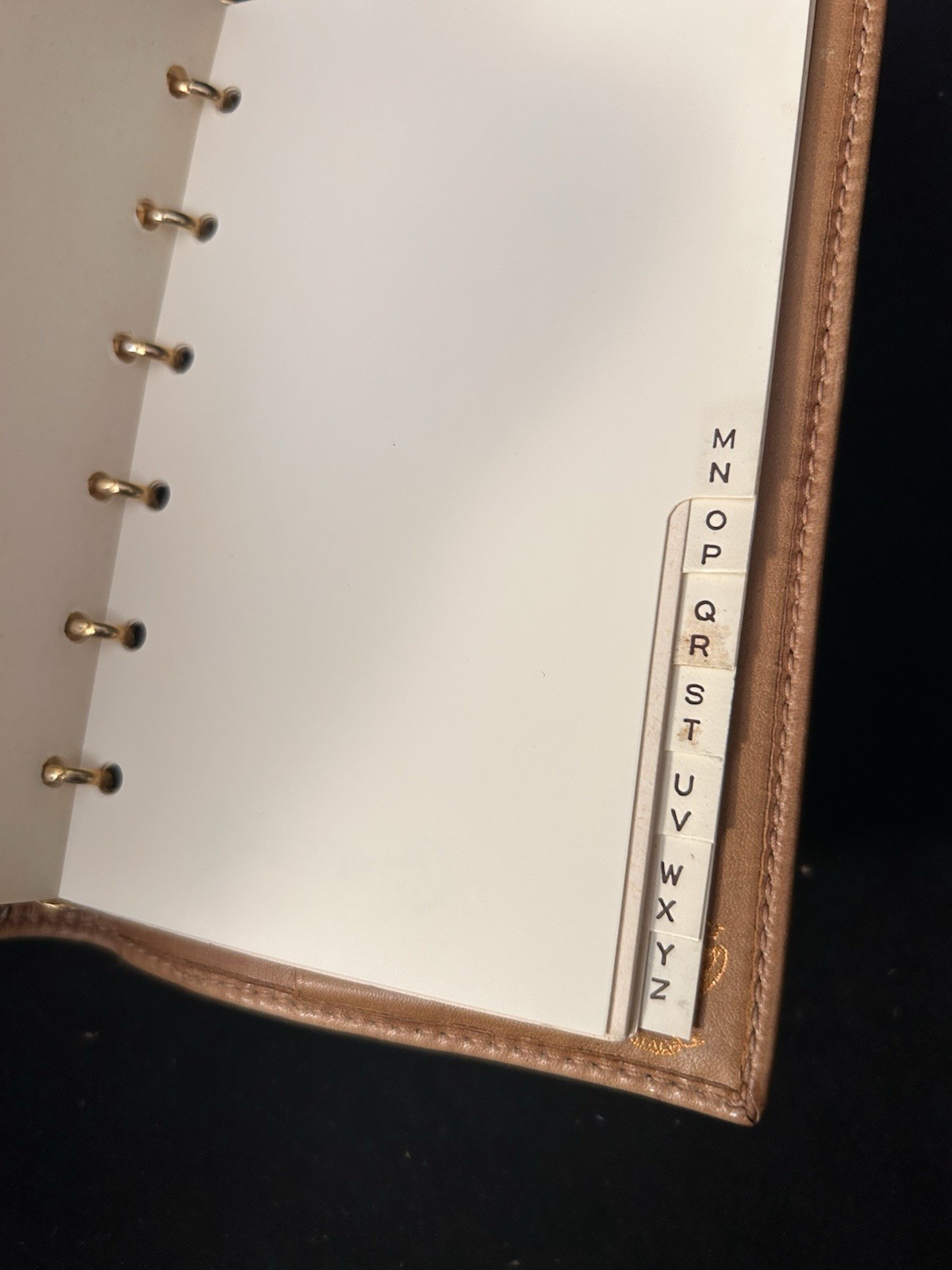 Vintage GUCCI Agenda Notebook Planner 5.5” Small Leather Classic Brown READ