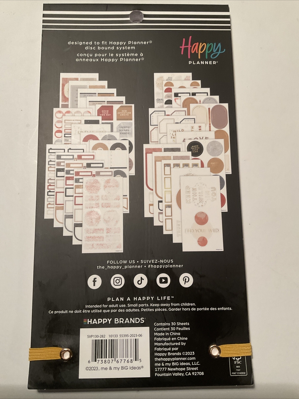 NEW! Happy Planner TAMING THE WILD Value Pack Stickers 349 Pcs FAST FREE shiping