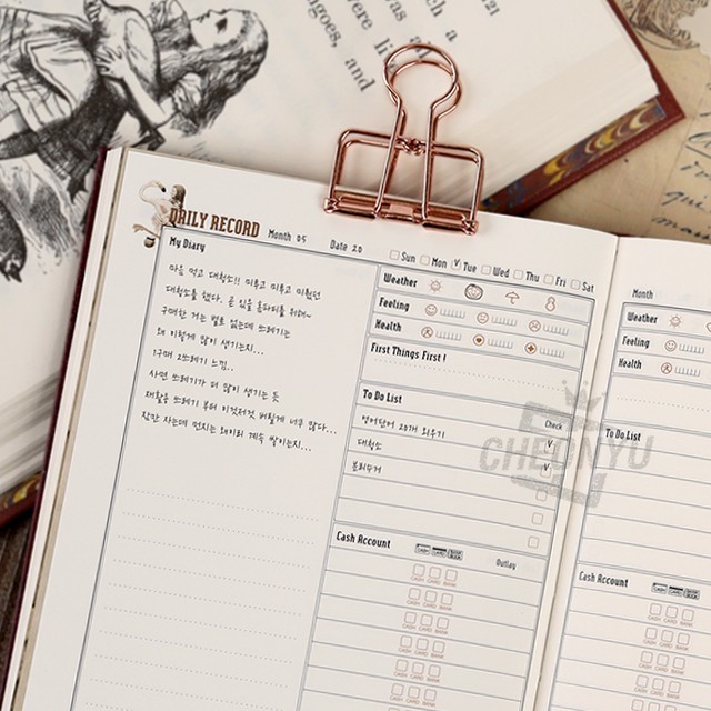 Alice Diary Vol.1 Planner Journal Notebook Made in Korea Stationery
