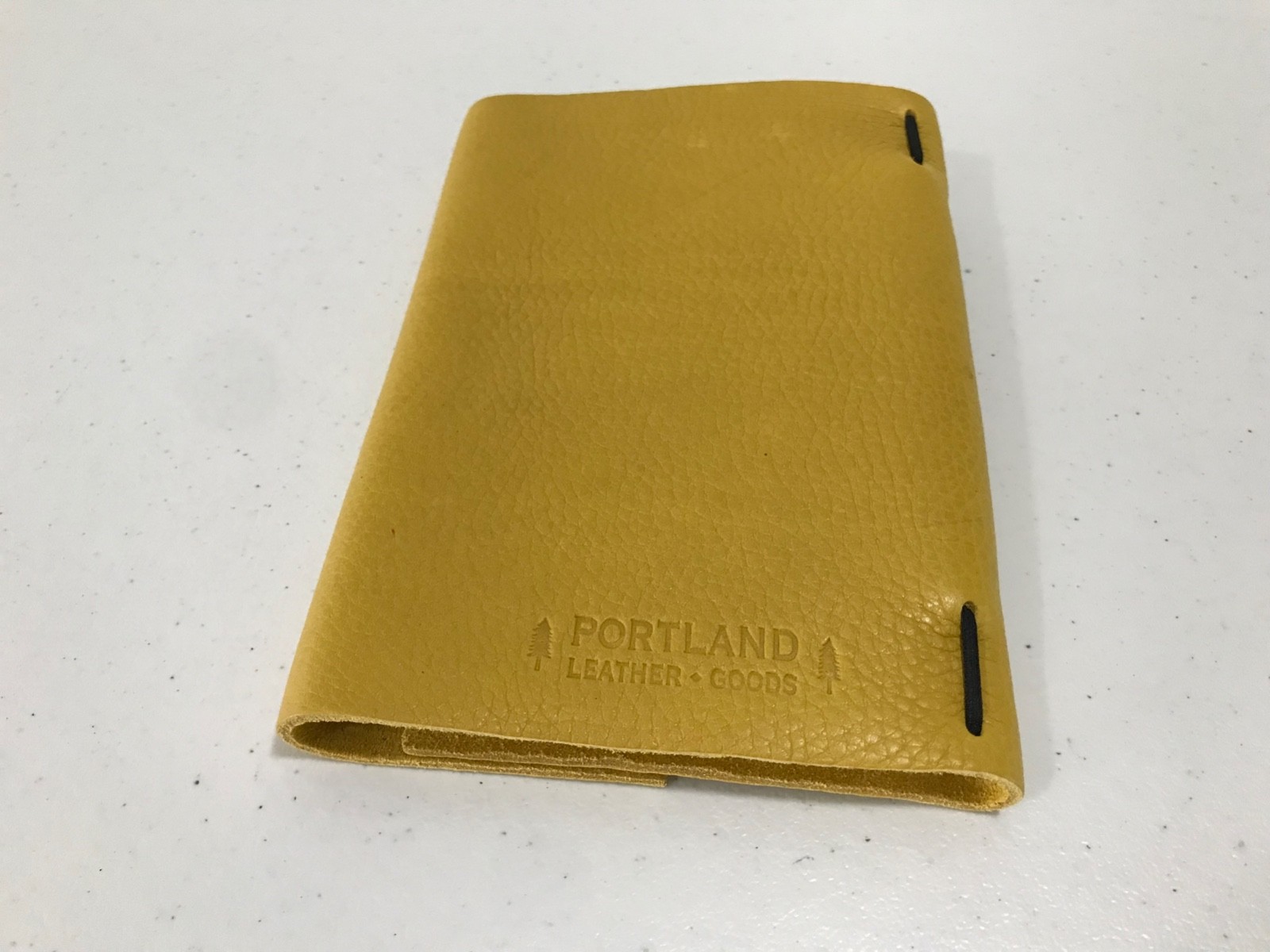 Portland Leather Goods Yellow Journal Notebook As Is READ