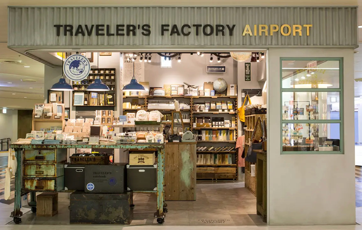 NEW Traveler’s Factory Leather Notebook Organizer Planner Narita Airport Edition