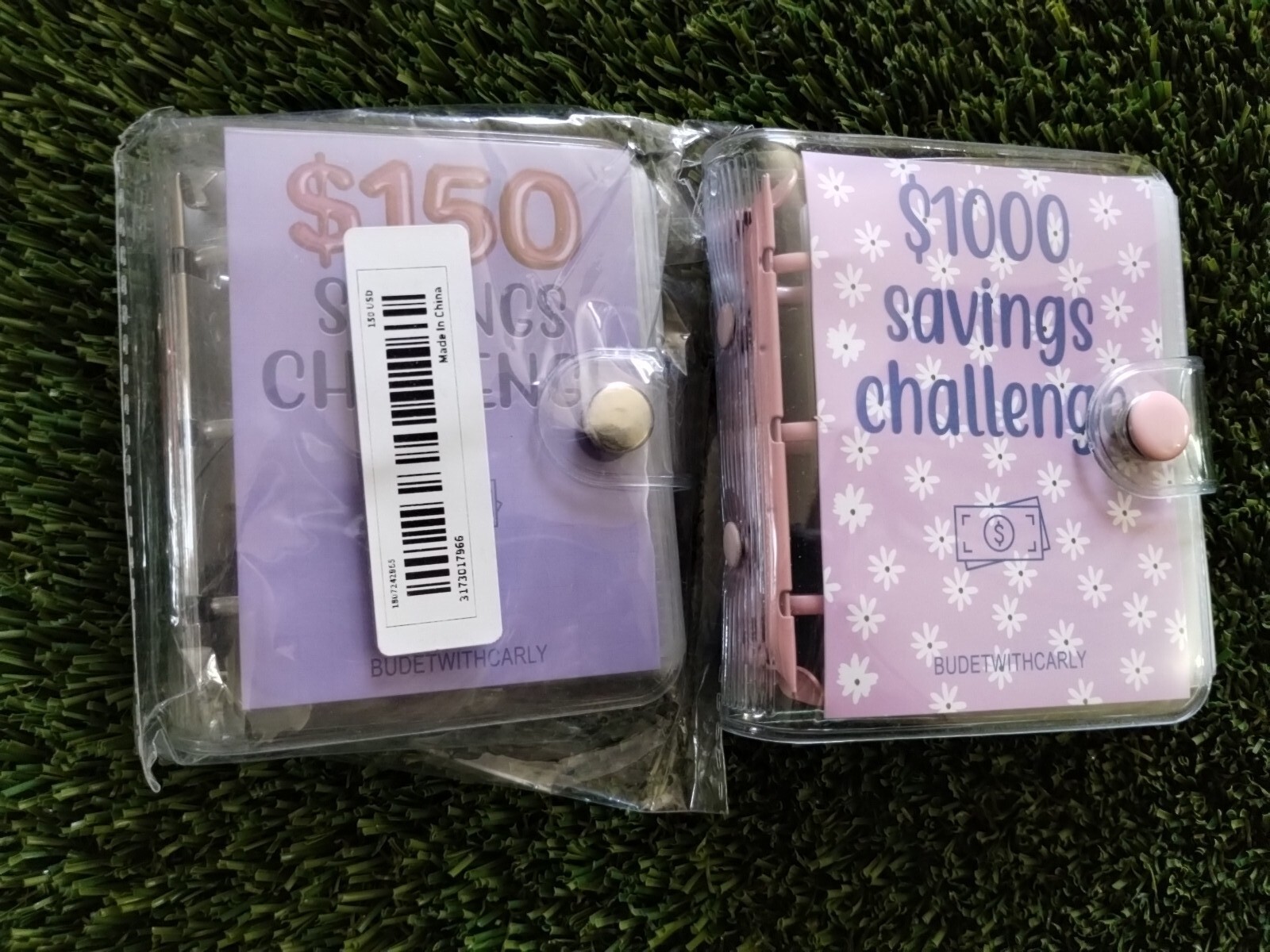 PVC Challenge Binder Save Money Savings Challenges Book Children “2pcs”