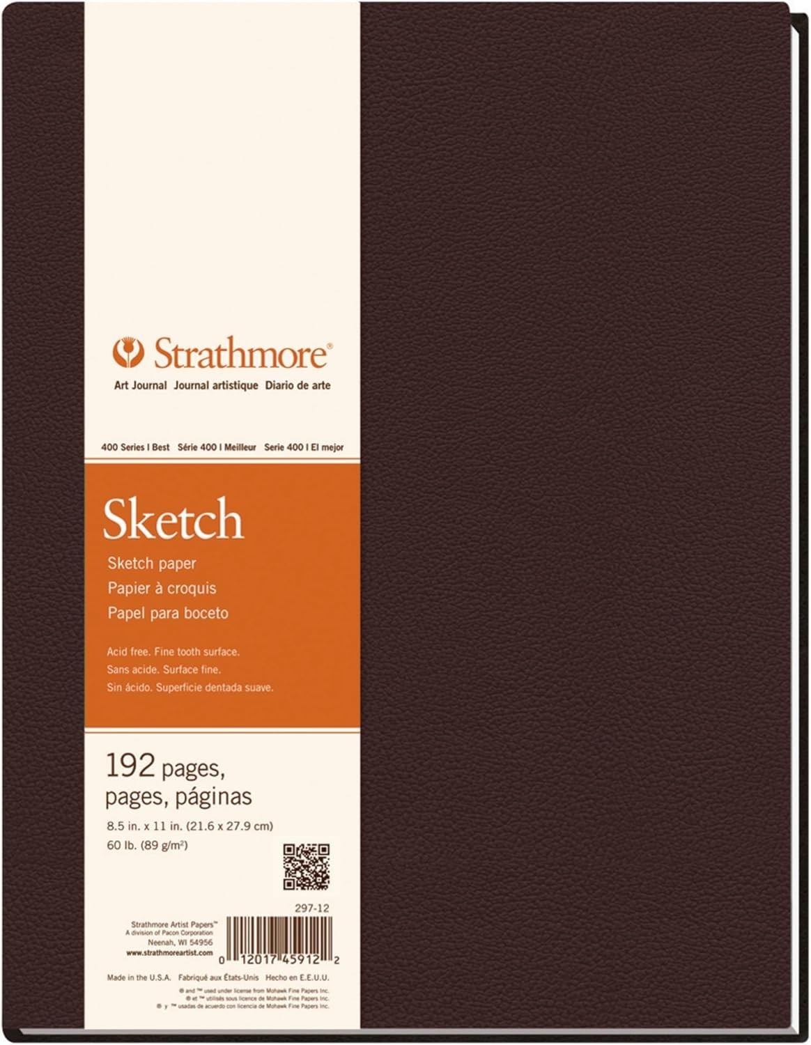 11×14 Art Journal Sketchbook with 96 Acid-Free Pages for Professional Artists