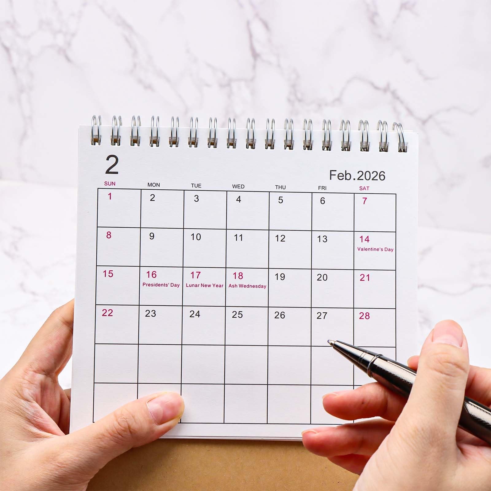 2026 Standing Desk Calendars Small Stand Up Calendar, Calendar
