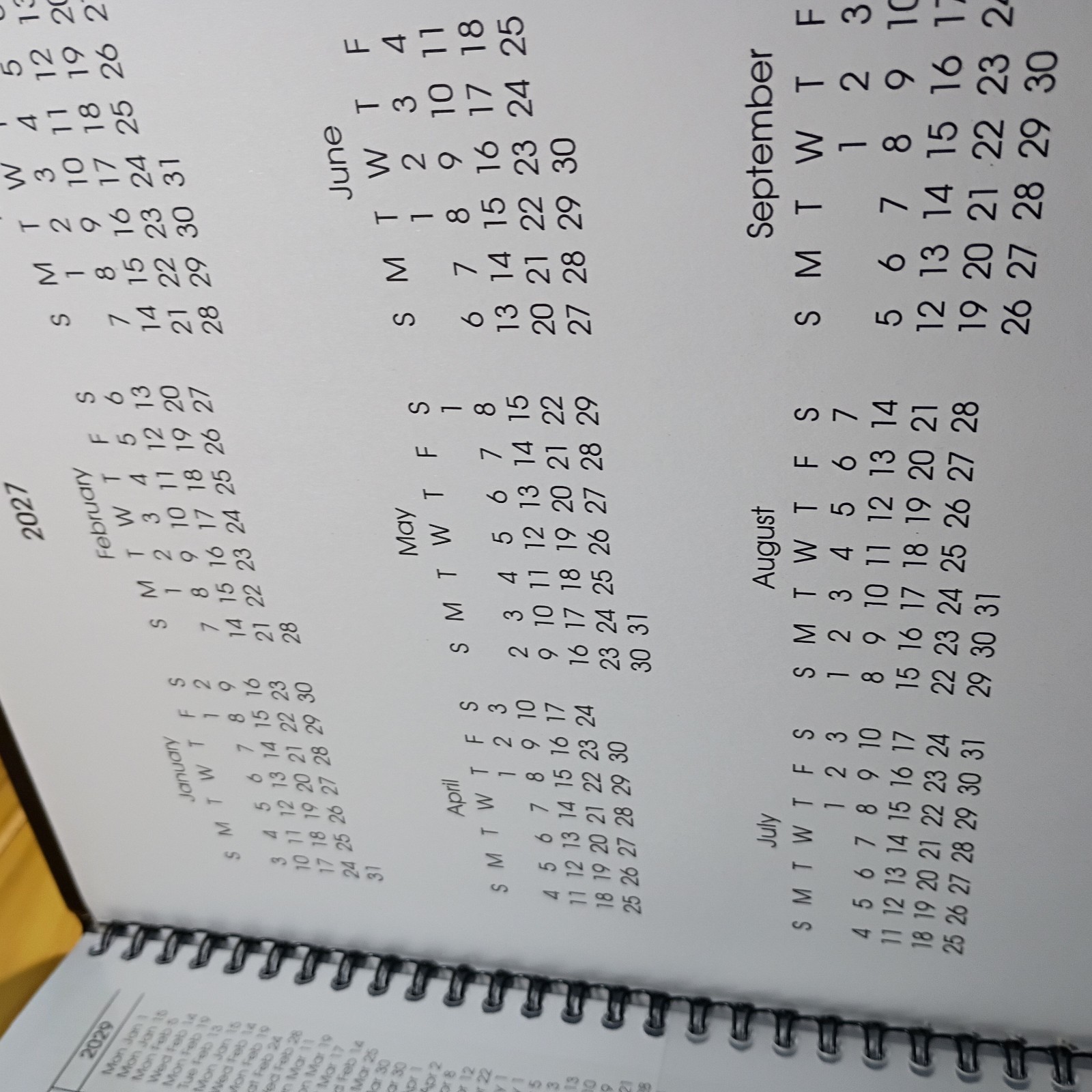 2026 AT-A-GLANCE My Week DayMinder Item #G520H-00 New.