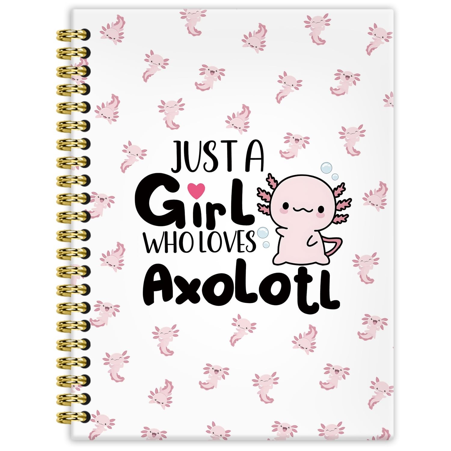 BRRNYOI Axolotl Notebook Journal 5.5×8.3, Gifts for Girls Notebook,…