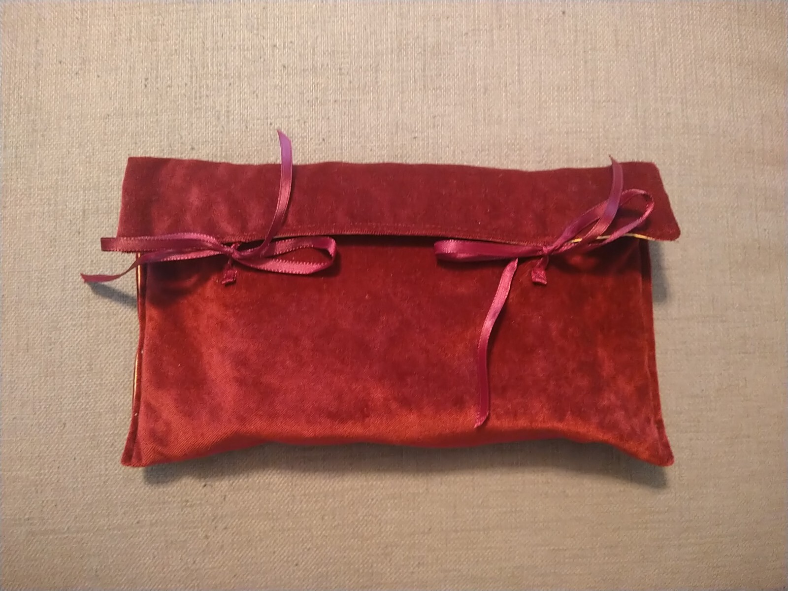 Waverly CR Gibson Red Floral Journal, Address Bk In Velvet Pouch Set