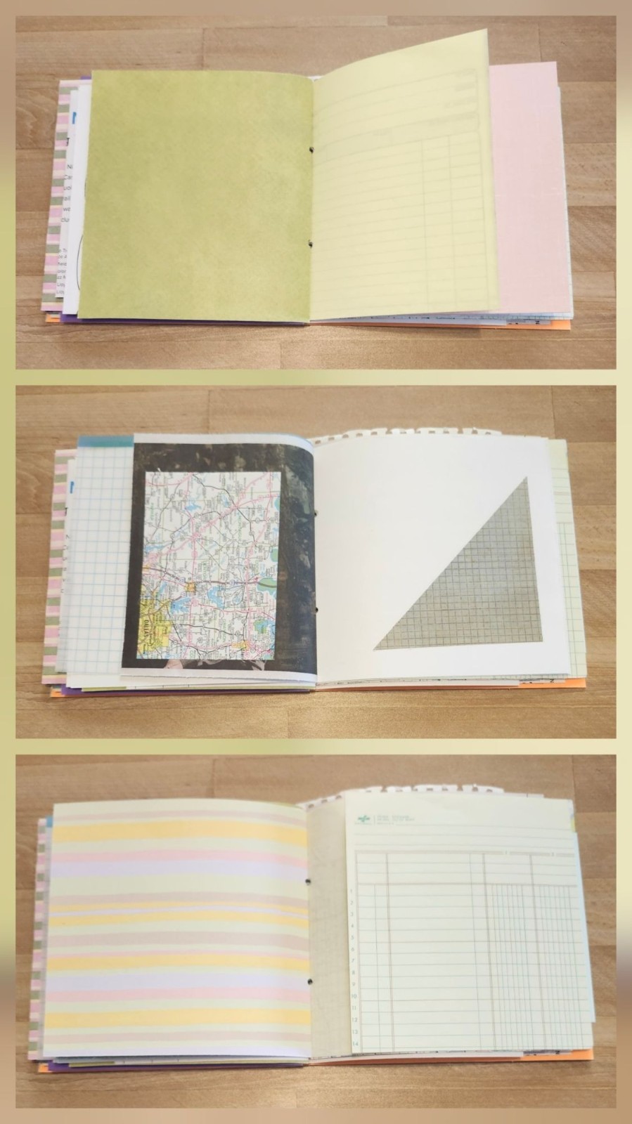 Colorful Floral Junk Journal Handmade 96 pages